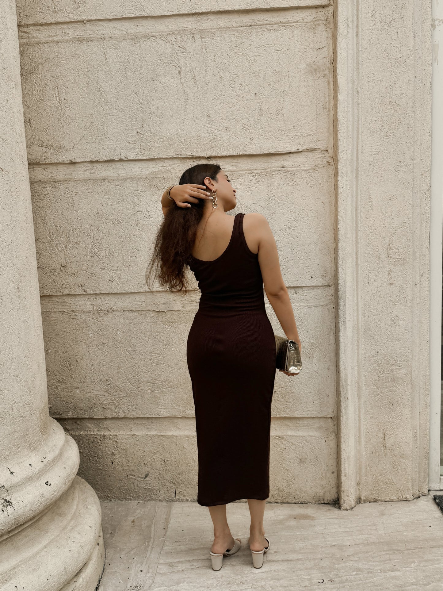 Brown Bodycon Dress