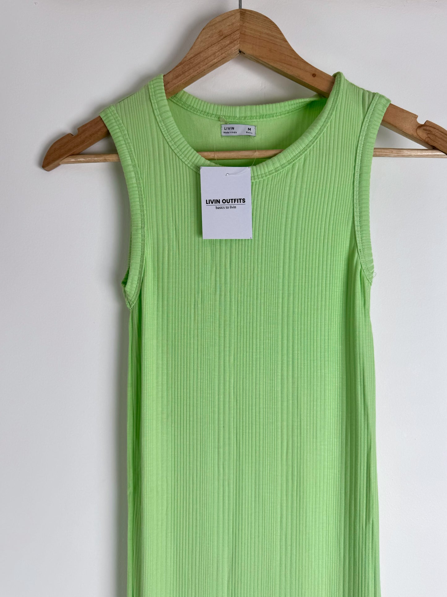 Mint Green Bodycon Dress with Slit